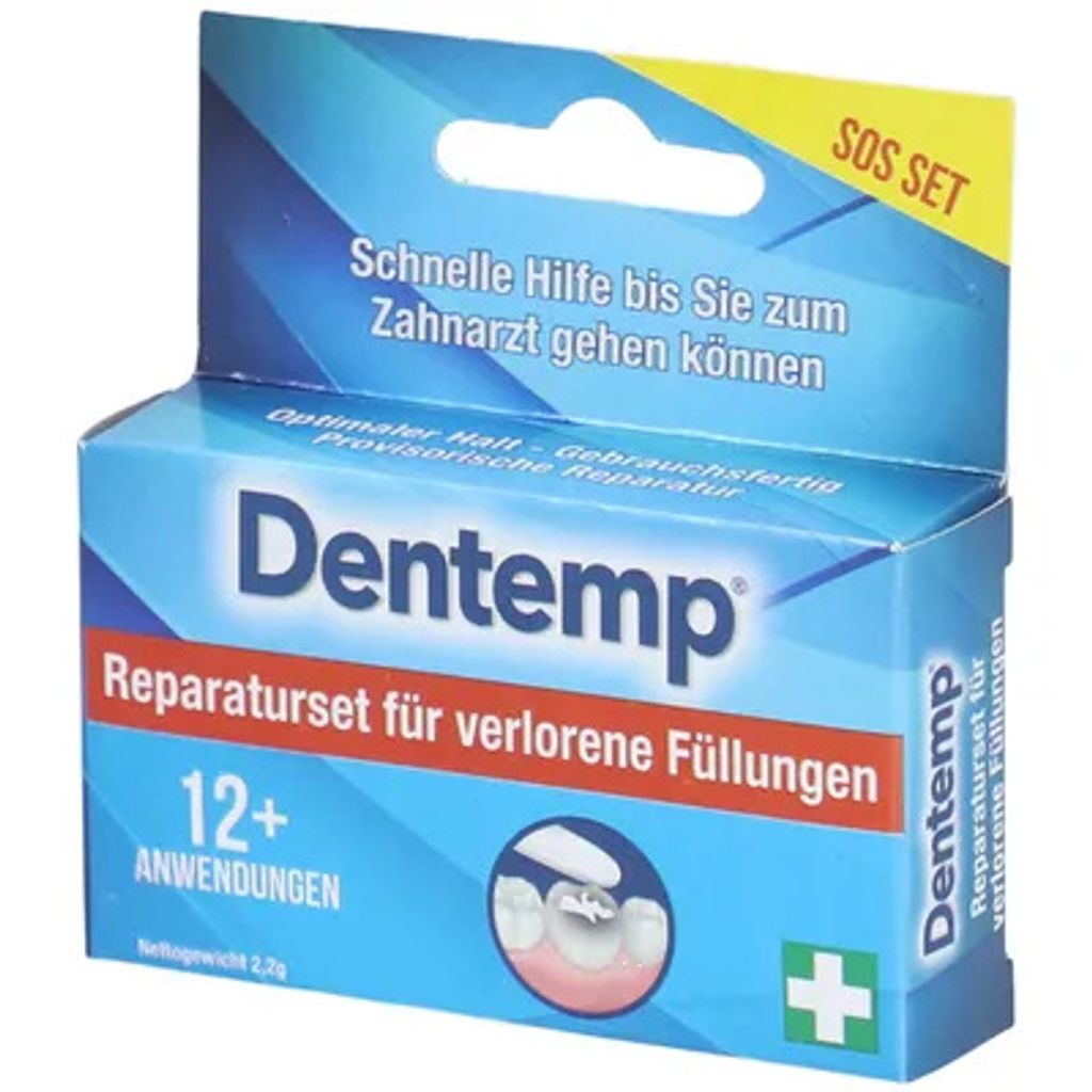 DOPPEL-SPARPACK: 2 x Dentemp für verlorene Füllungen Produktbild 