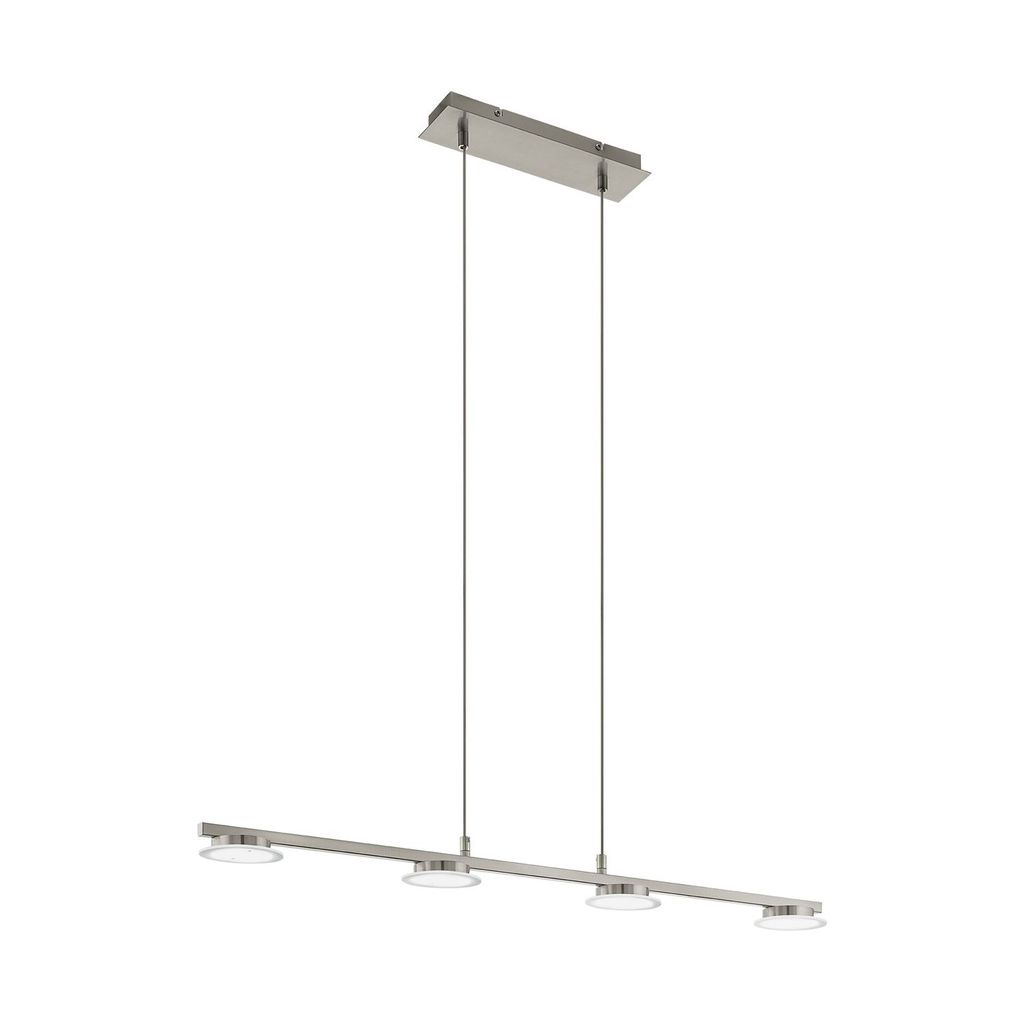 Eglo 97084 Laniena LED a sospensione 4x5,5W nichel satinato Immagine del prodotto 