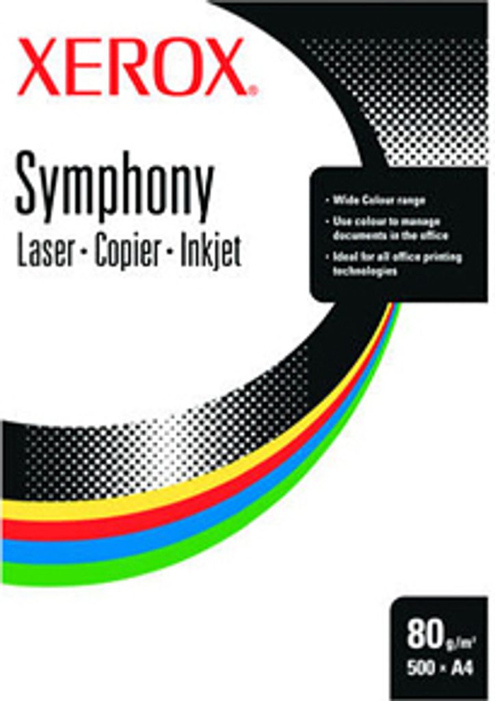 Xerox Symphony 003R93965 Tintenstrahl, Laser Farbiges Papier - Grün - DIN DIN A4 - 210 mm x 297 mm - 80 g/m² Grammage - 500er Pack
