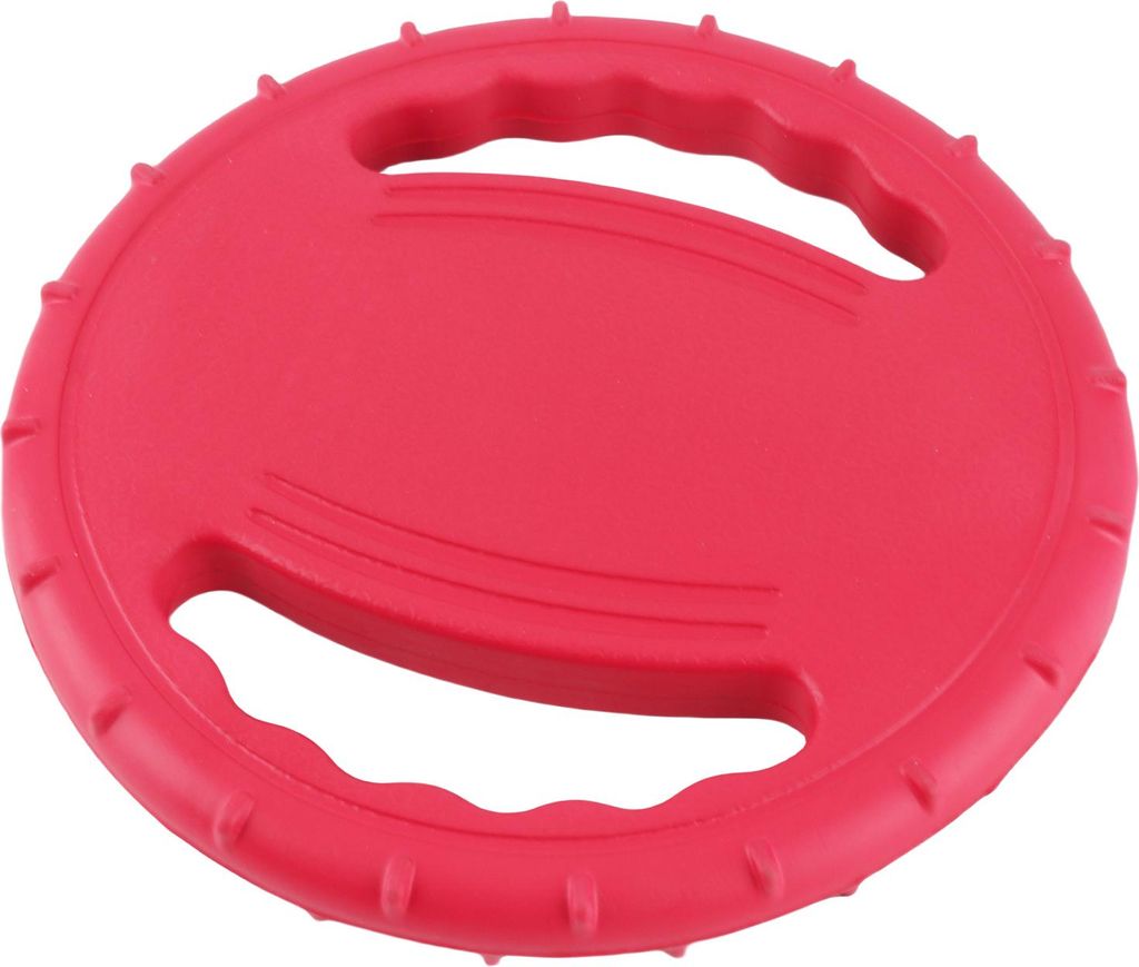 Dog Flying Disc Toy Flexible Squeaky 2 Seiten Hollow Design Pet Training Flying Disc für große Hunde