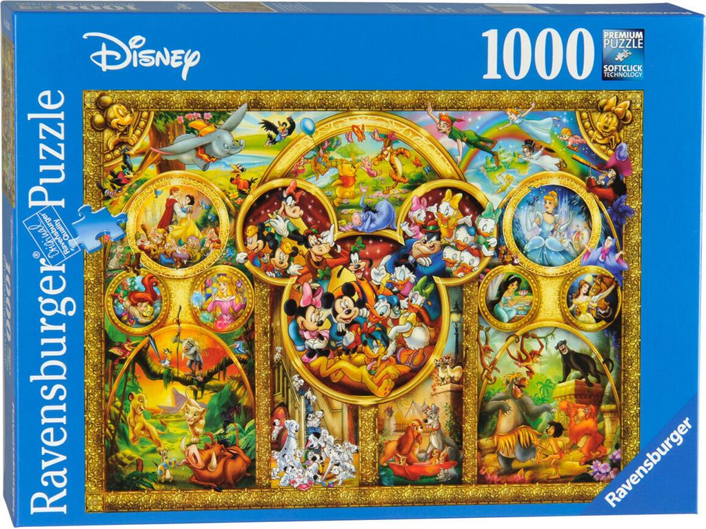 1000 Teile Ravensburger Puzzle Die schönsten Disney Themen Produktbild 4