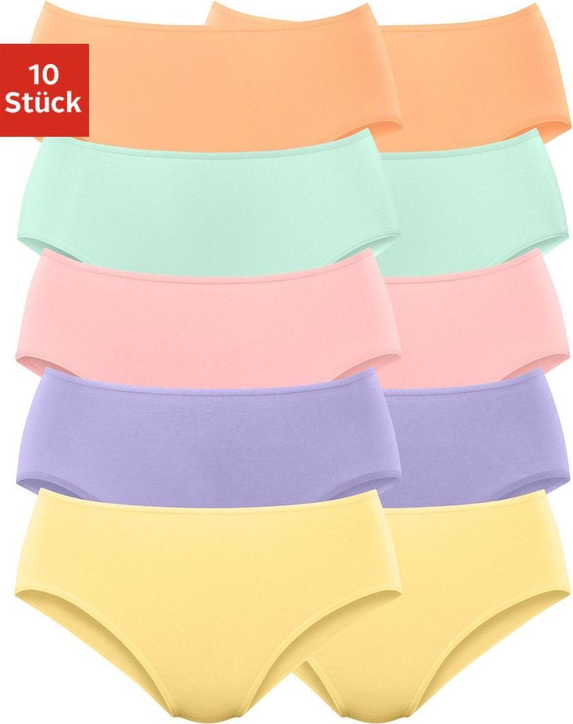 PETITE FLEUR Jazz-Pants Slips orange, grün, rosa, lila, Produktbild 