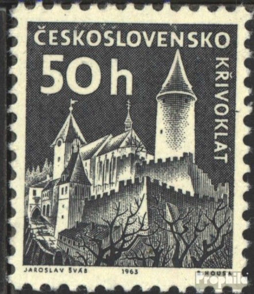 Briefmarken Tschechoslowakei 1963 Mi 1431 (kompl.Ausg.) postfrisch Burgen