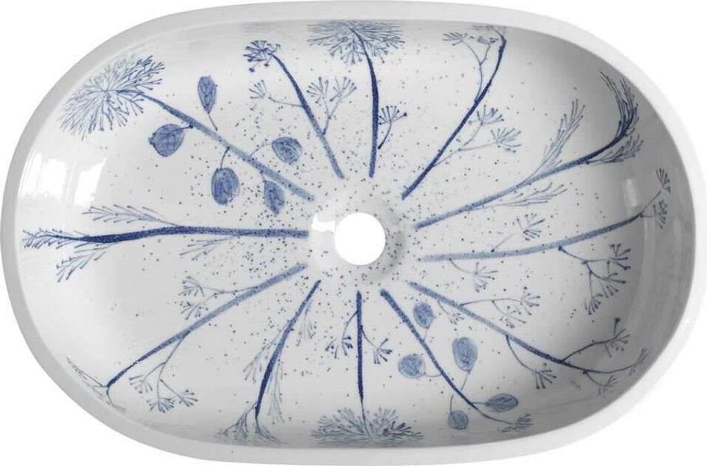Sapho Priori - Lavabo 600x400 mm, senza foro per Immagine del prodotto 