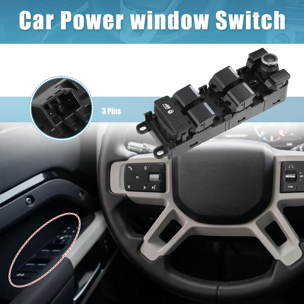 Interrupteur Lève-Vitre Principal Land Rover LR034932 Commande Master - 3