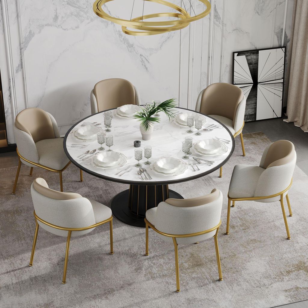 Sillas de comedor Merax, juego de 6 unidades, sillas de Imagen del producto 