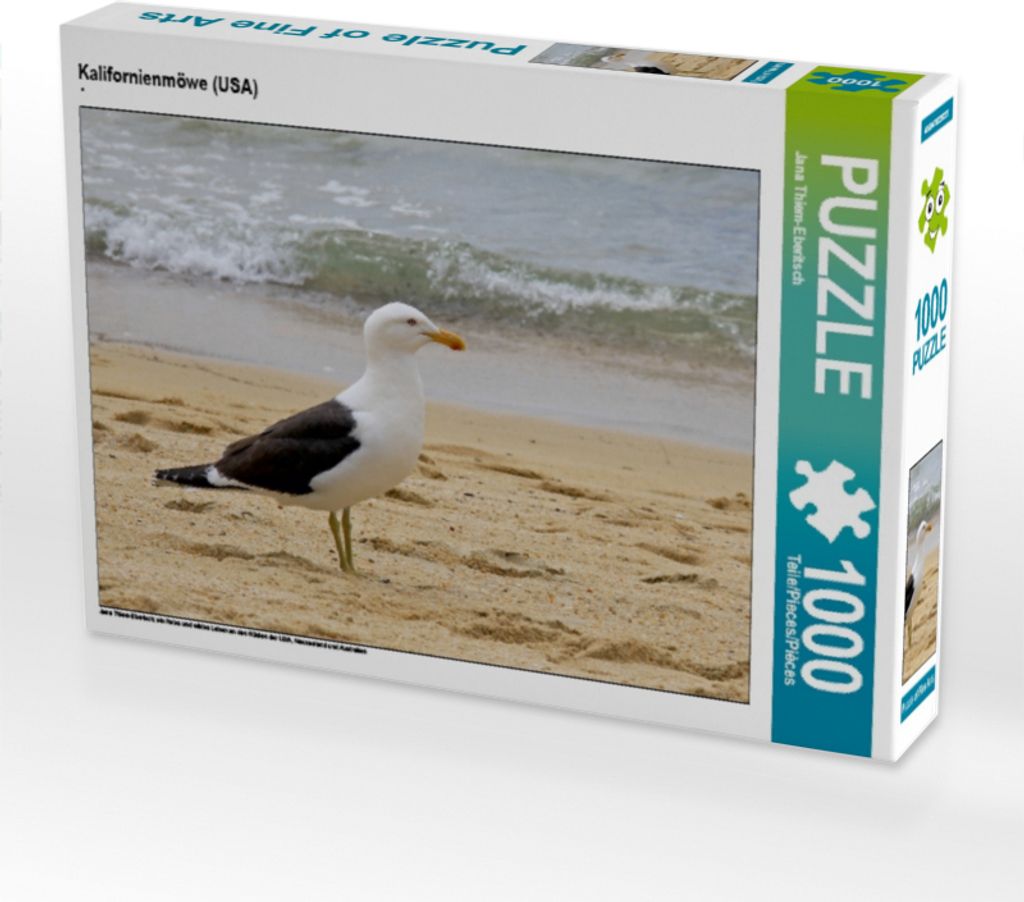Calvendo Kalifornienmöwe (USA) 1000 Teile Puzzle quer 640x480mm, Thiem-Eberitsch Jana; 7402783