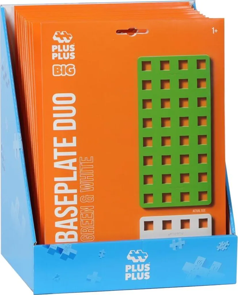 Plaques de Base pour Jeu de Construction Plus-Plus - 2 Supports d'Exposition