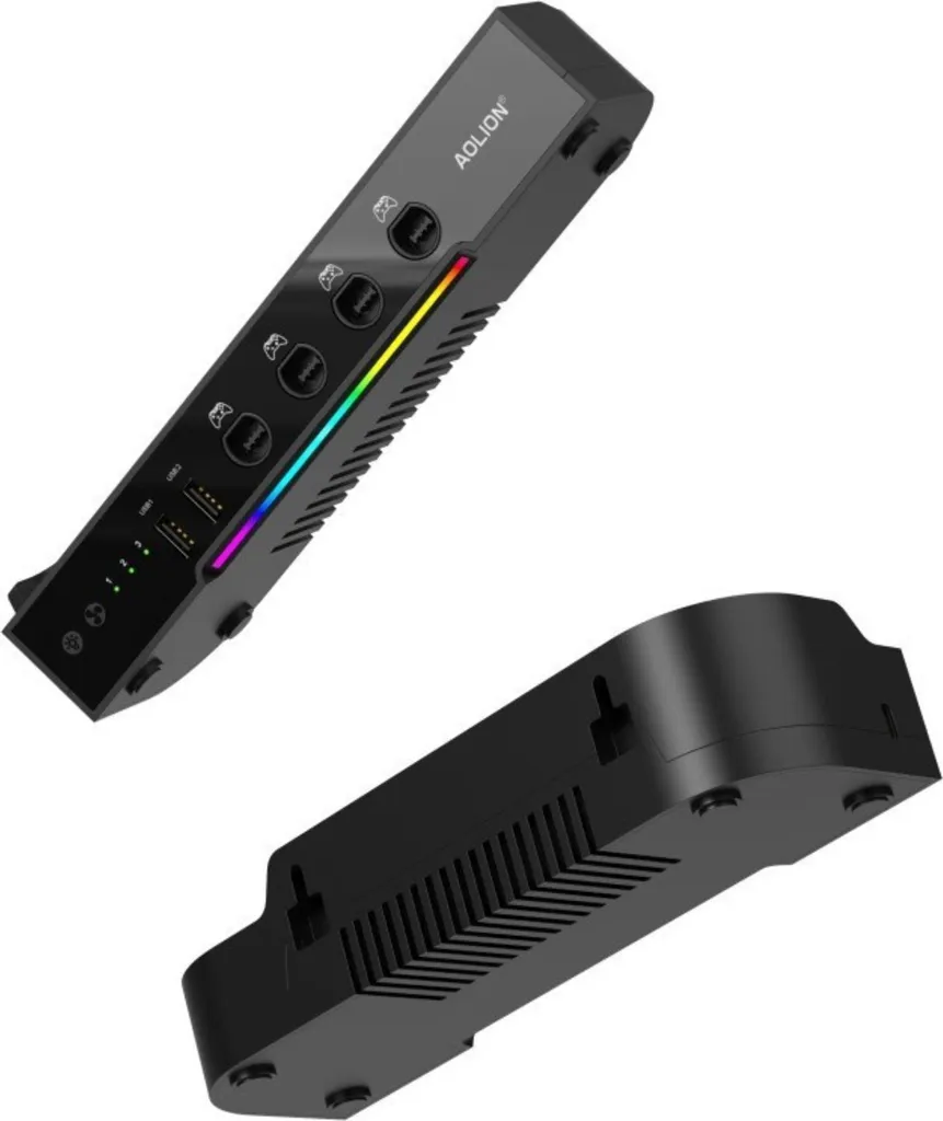 Base Refroidissement pour Switch 2 avec RGB Support et Hub USB pour Gaming