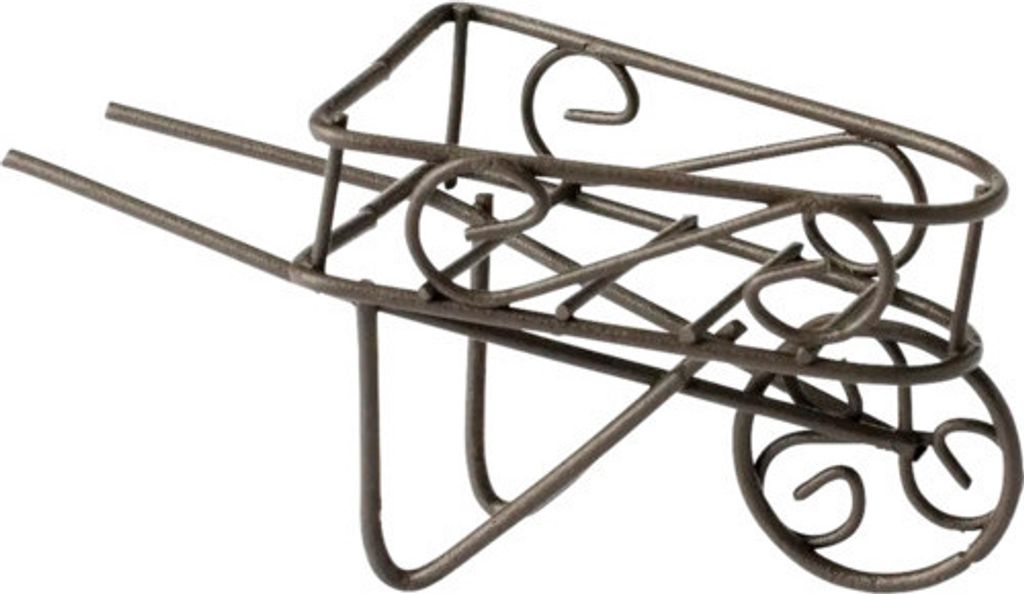 Mini-Gardening Schubkarre rost 8x3,5x4 cm Produktbild 