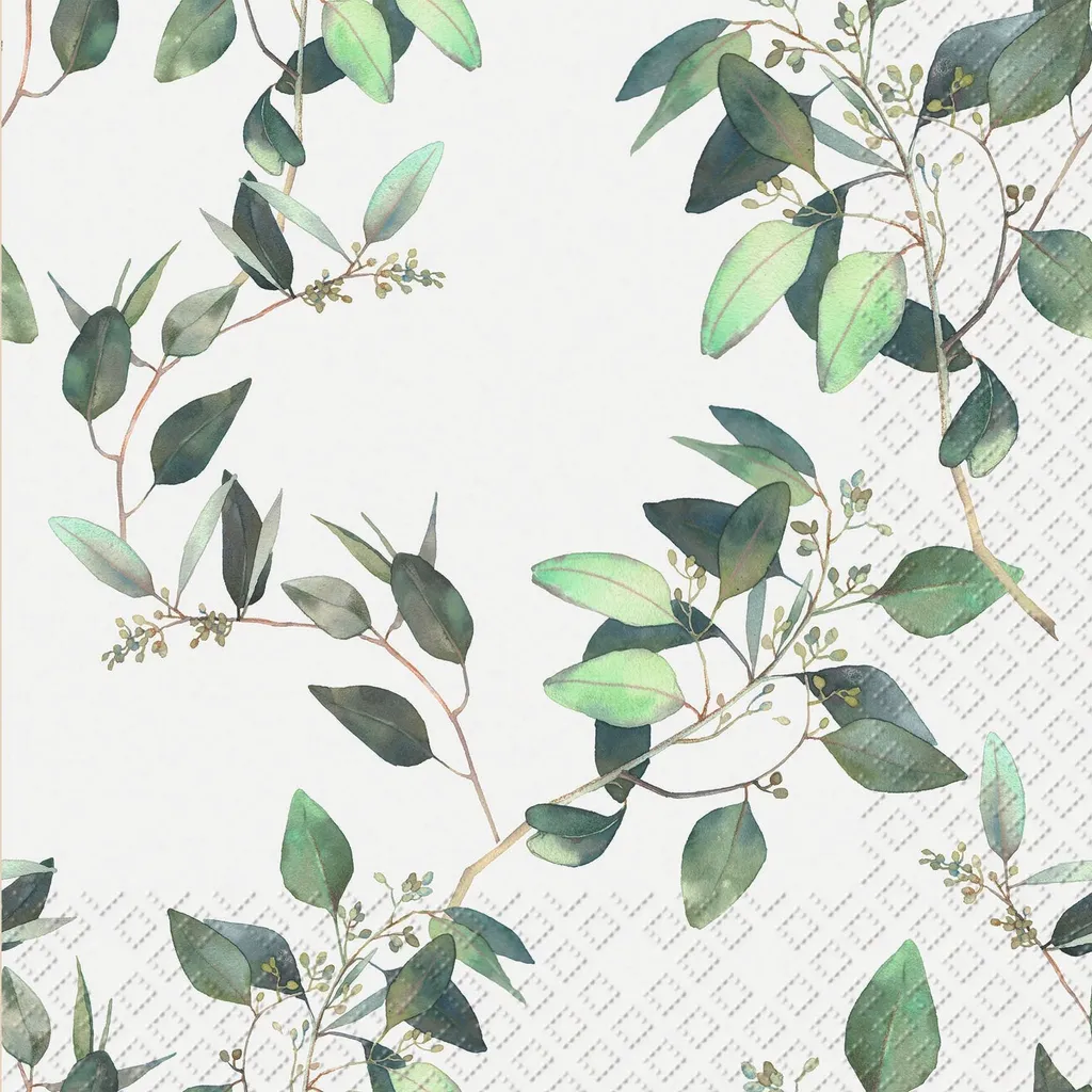 Serviettes de table en papier jetables Stewo Basics - 33x33 cm x20