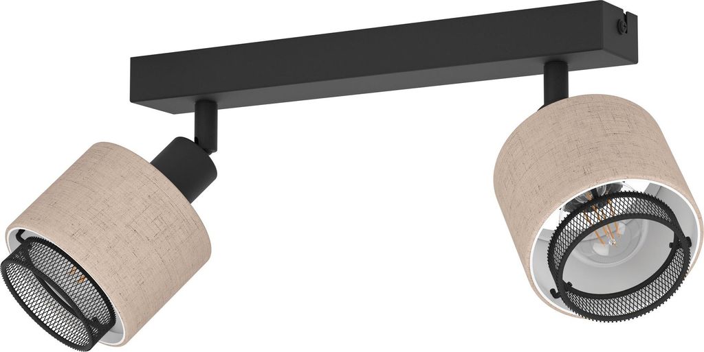 ROSLEY Spot - L31 x B9 x H18,5 cm - schwarz - 2X40W exkl. - IP20