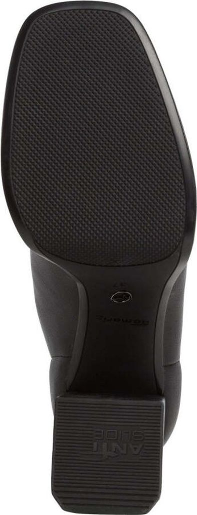 Tamaris Damen Stiefelette ohne Verschluss Plateau hoher Blockabsatz 1-25324-41, Größe:41 EU, Farbe:Schwarz