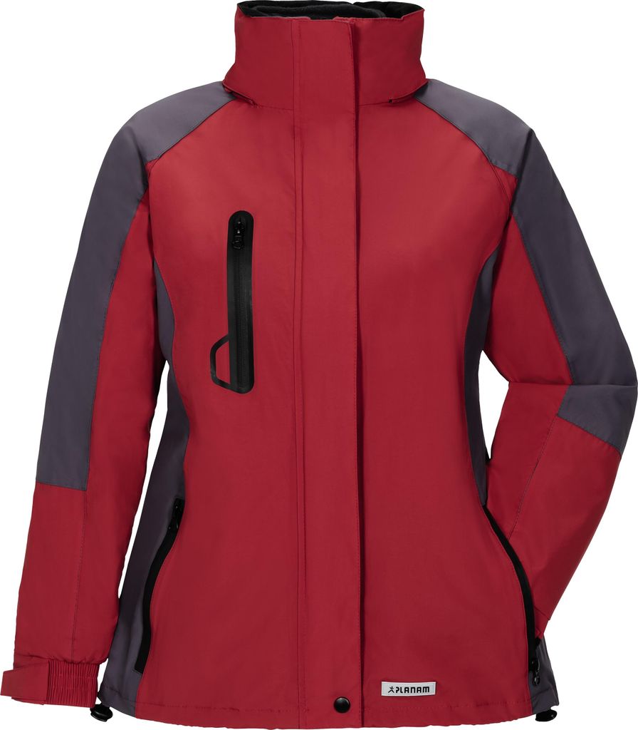 Größe XS Damen Planam Outdoor Winter Shape Damen Jacke rot Produktbild 