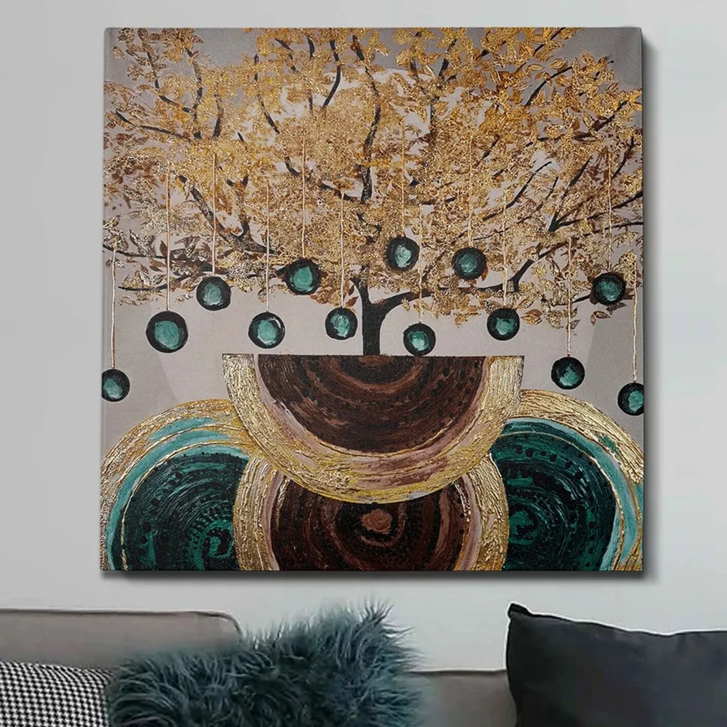 Déco Murale contre les Murs Vides : Toile Wallity Colorée 70x70cm