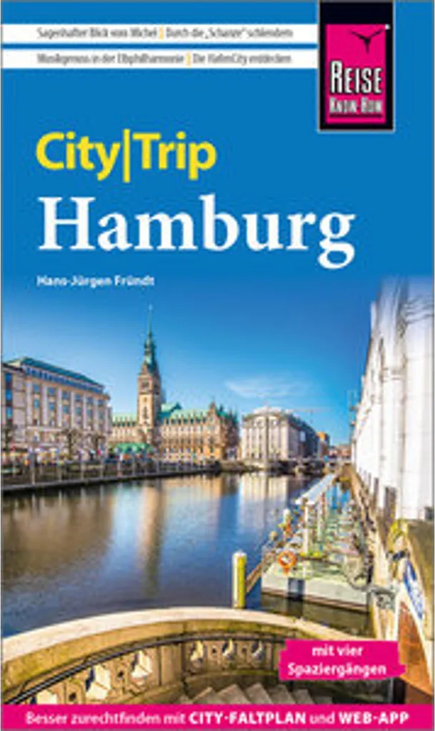 Guide de voyage Hambourg illustré avec plans de quartier précis