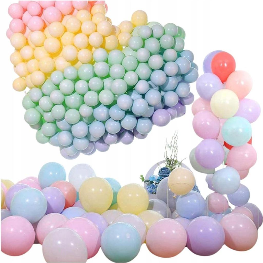 Dekorationsset - für Ballongirlanden - Pastellballons - für Produktbild 