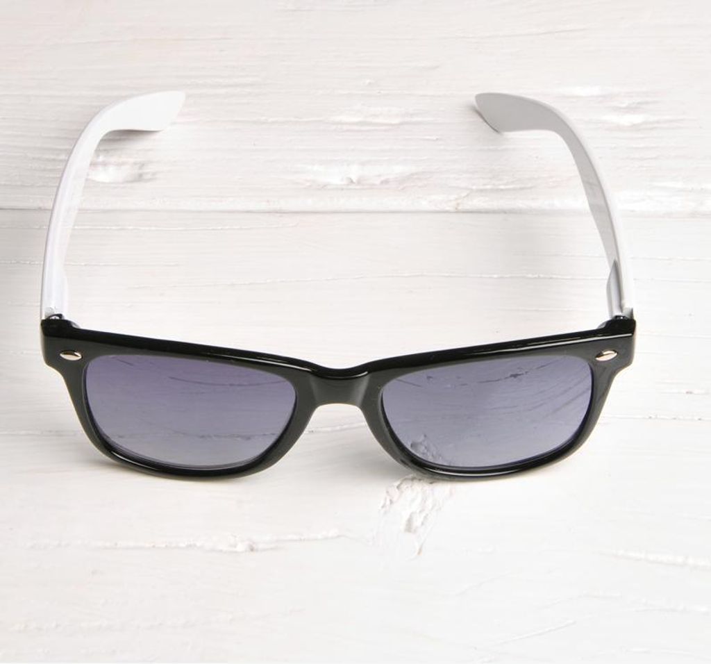 Freak Scene Sonnenbrille - M - schwarz-weiß