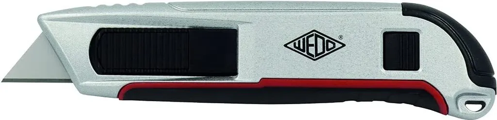 Cutter WEDO 78 814 avec Lame Trapèze et Système de Sécurité Automatique
