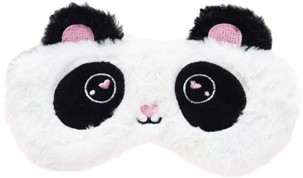 Masque de repos Panda noir, la solution pour mieux dormir en voyage