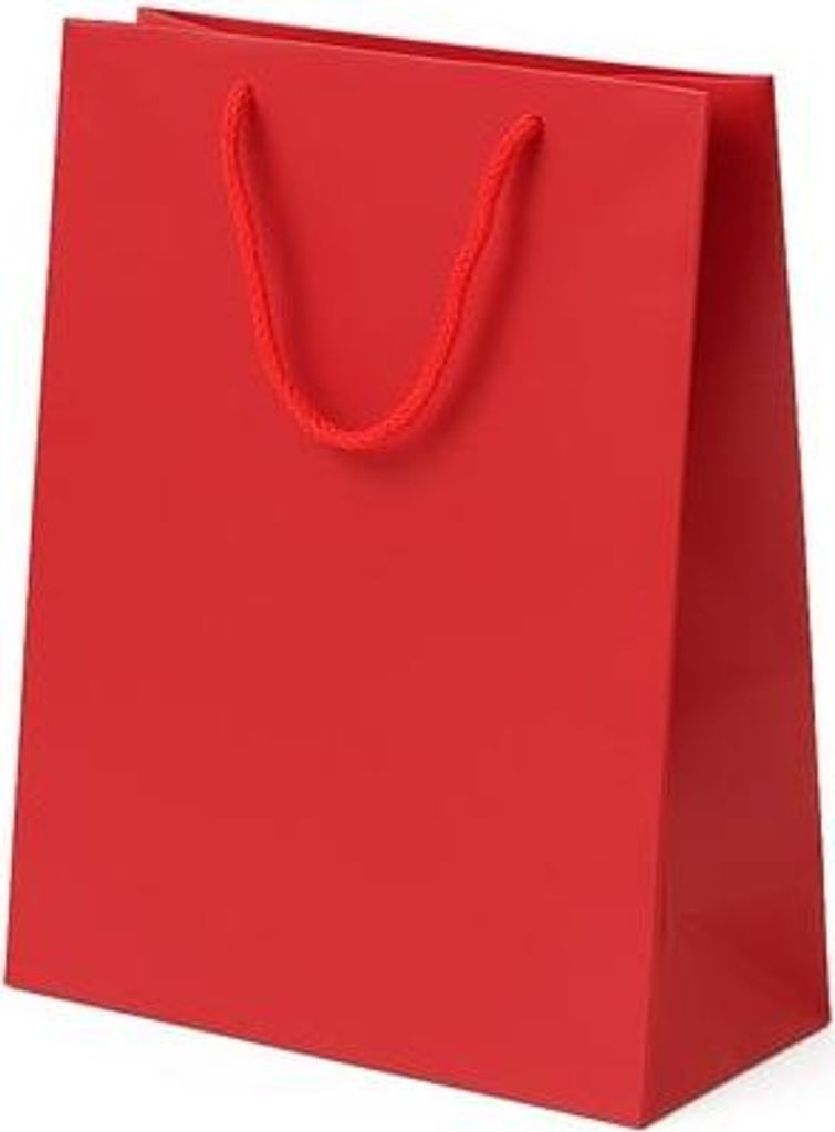 Papiertüten für Geschenke 240x80x320 Rot Produktbild 