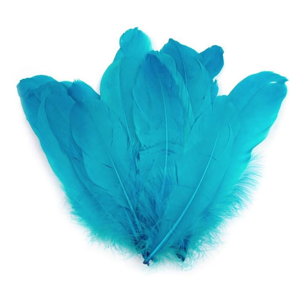 20 Entenfedern 15-21cm Bastelfedern Federn Dekofedern f. Hüte Kostüme Basteln
