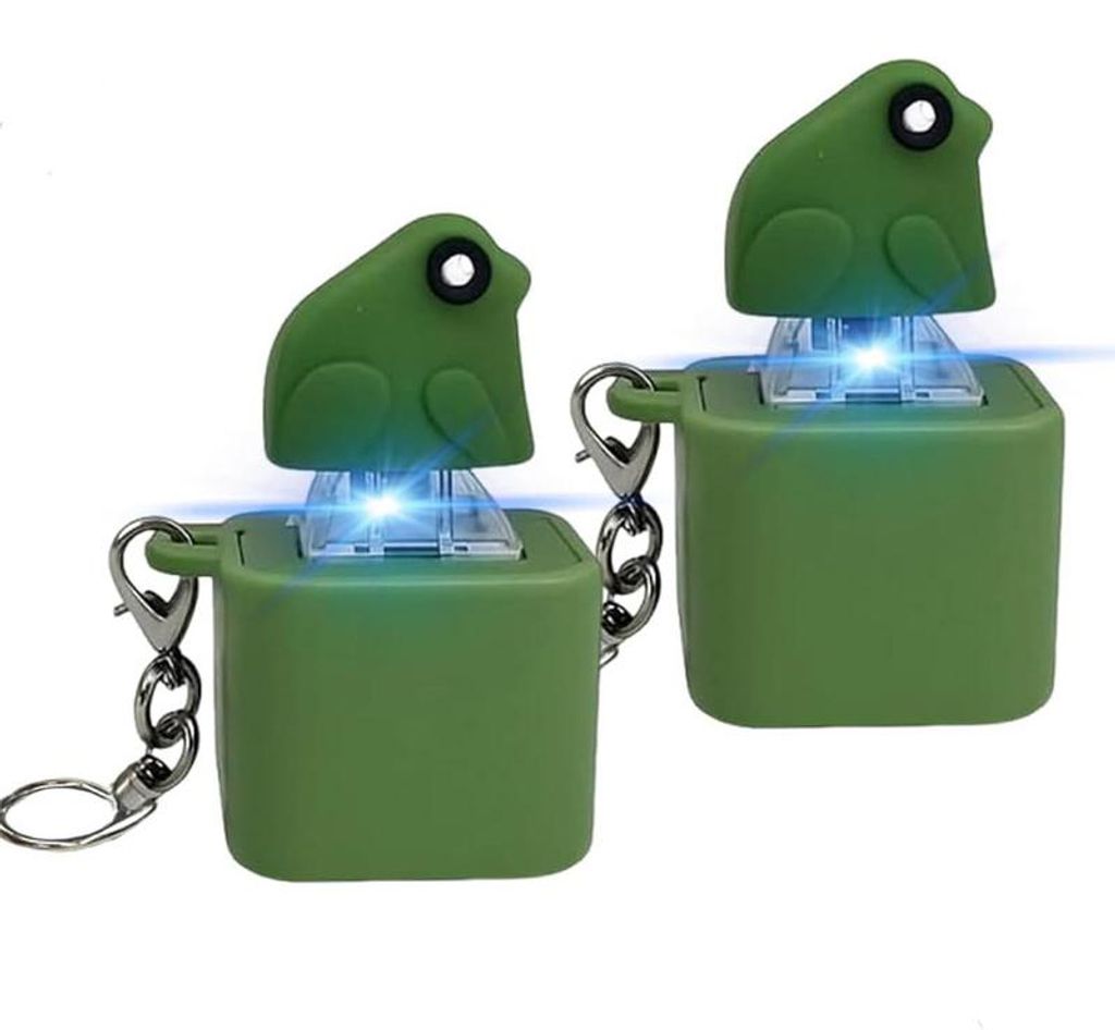 2er Set Frosch Fidget Toys mit Sound & LED-Licht, Produktbild 