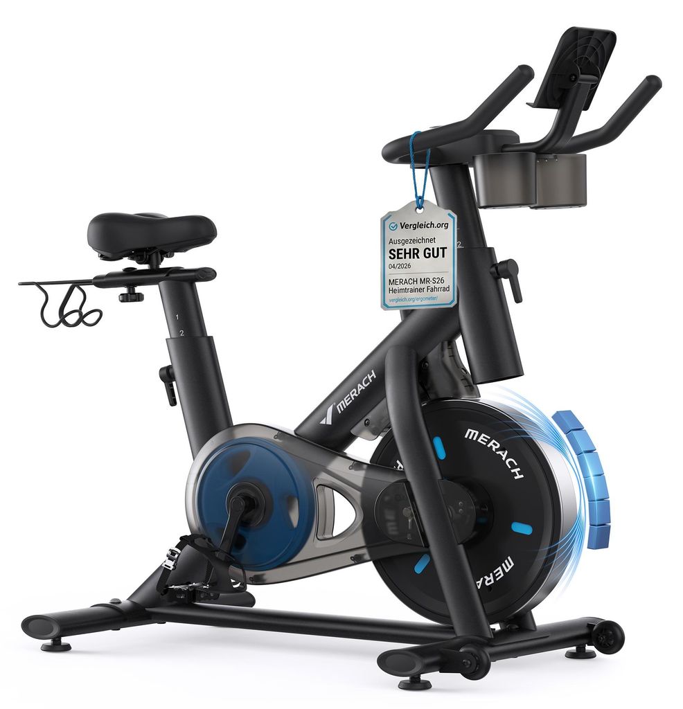 Heimtrainer Fahrrad mit magnetischem Widerstand – leiser Produktbild 