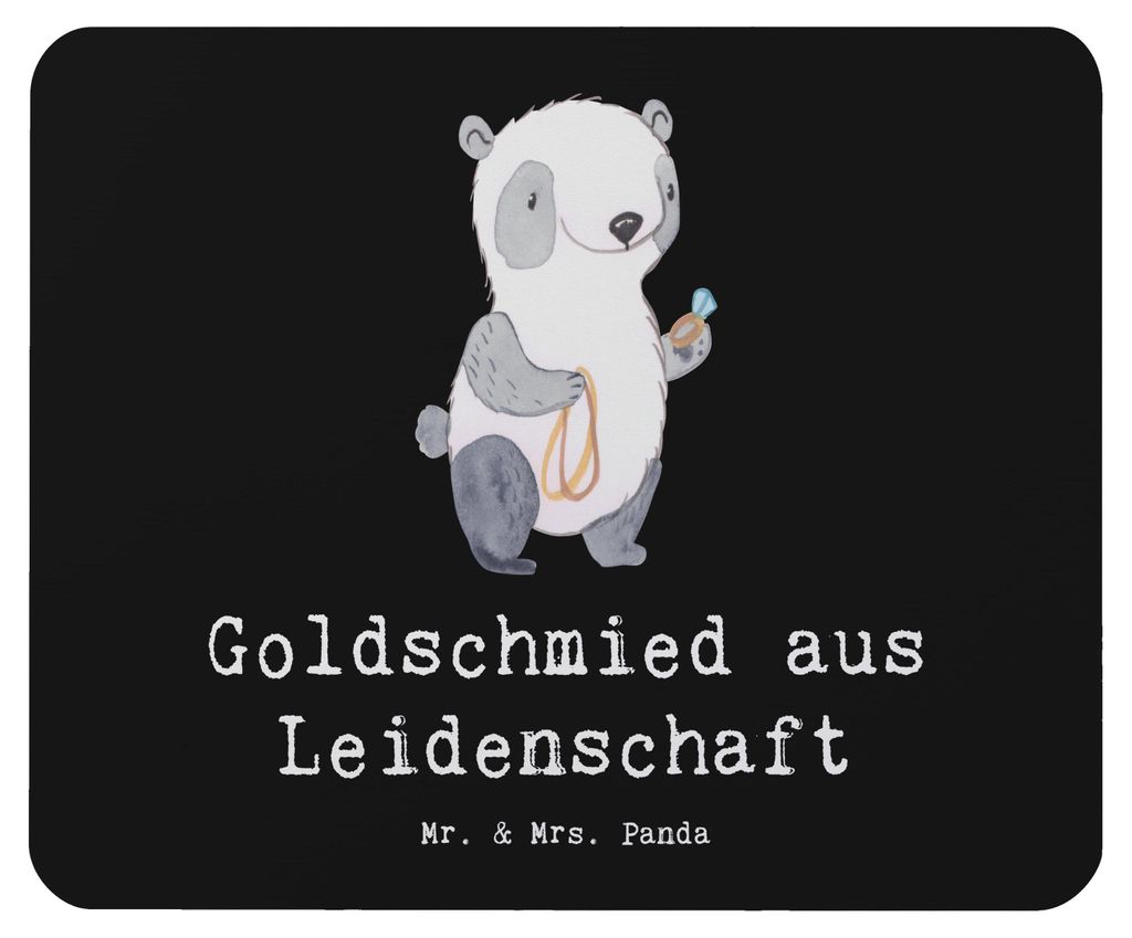 Mr. & Mrs. Panda Mouse Pad Goldschmied Leidenschaft - Produktbild 