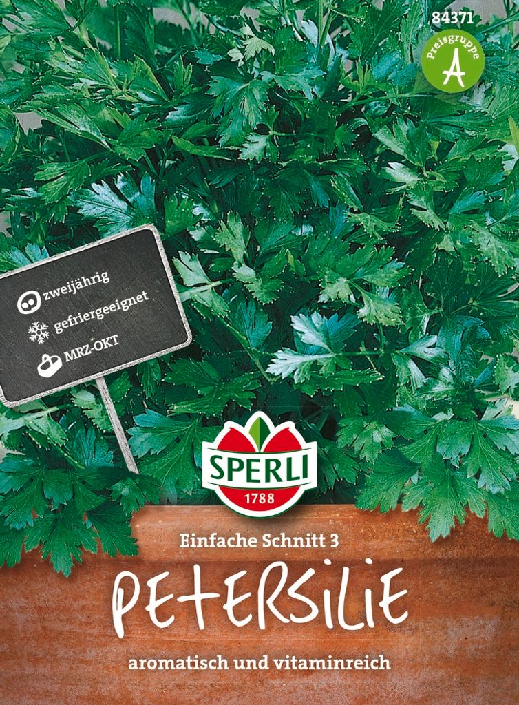 Sperli Petersilie  Einfache Schnitt 3 - Kräutersamen Produktbild 