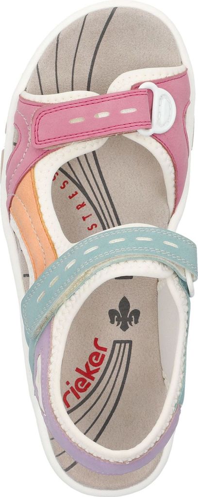 Rieker Damen Sandale bunt Trekking Outdoor gepolstert Produktbild 6