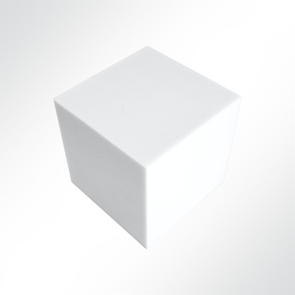 Basotect Schallabsorber 20x20x20cm weiss Schallschutz Schalldämmung Akustikschaumstoff für Wand und Decke