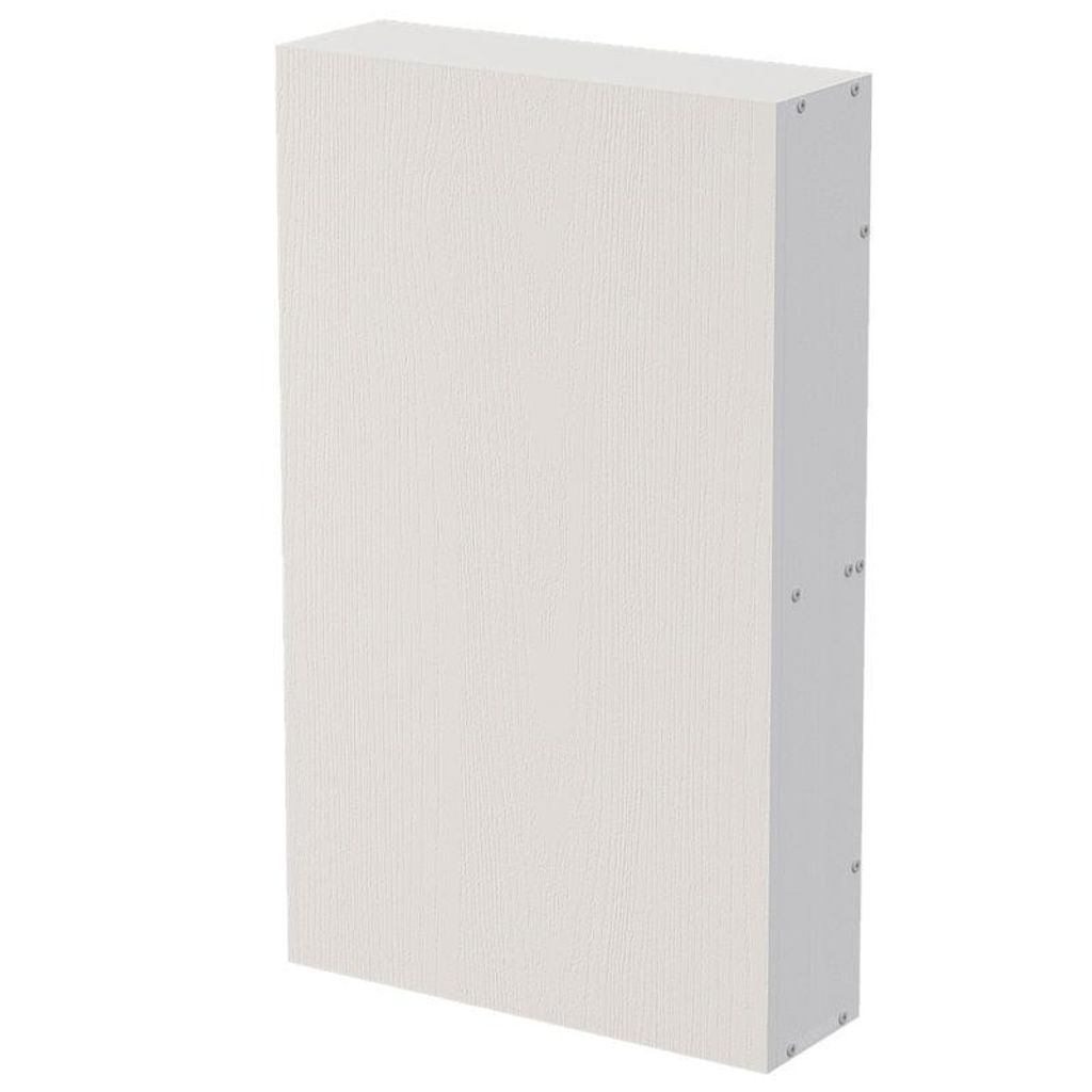 Mobile Da Bagno Sospeso Bianco Con Ripiani E Colonna Da Immagine del prodotto 