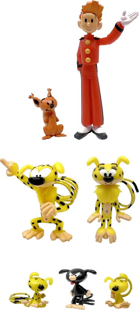Marsupilami Minifiguren 7er-Set Characters 4 - 10 cm Produktbild 
