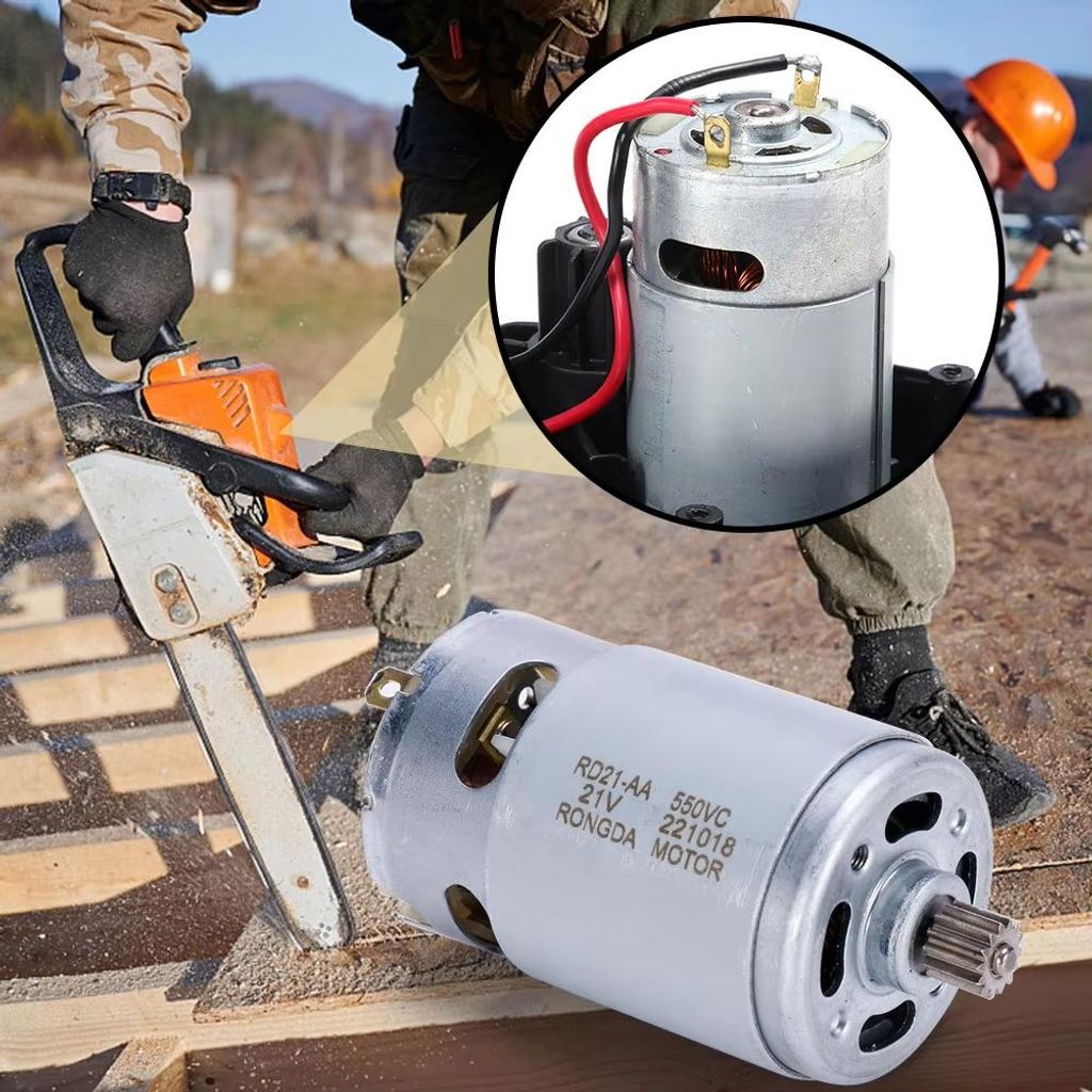 Bürstenloser 21-V-Gleichstrommotor mit 14 Zähnen, 28000 U / Produktbild 