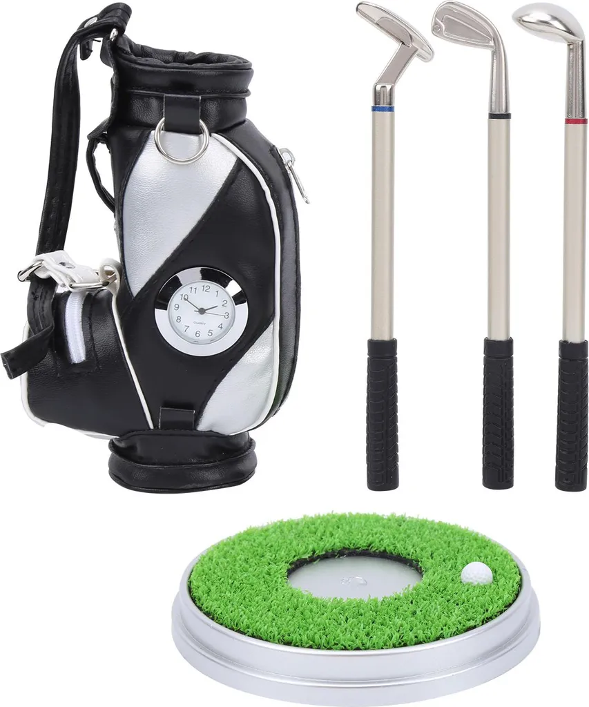 Regalo Uomo Golf Set Penne - Accessorio Scrivania Originale