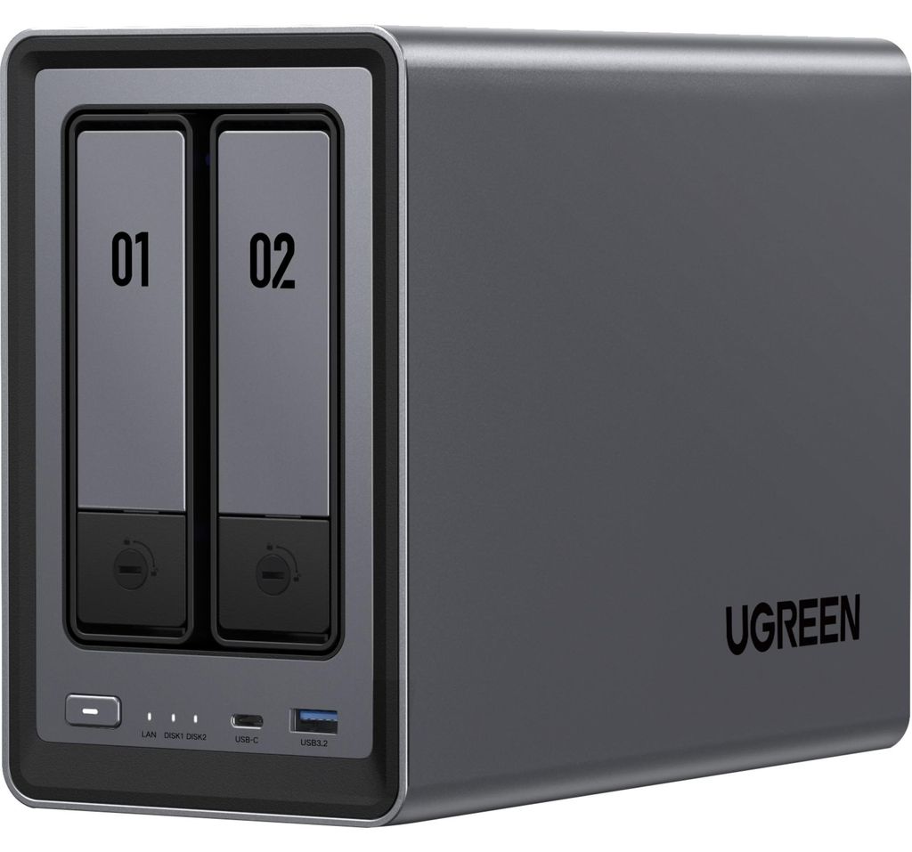Ugreen NASync DXP2800 NAS System 2-Bay, NAS, Kompakt, Produktbild 