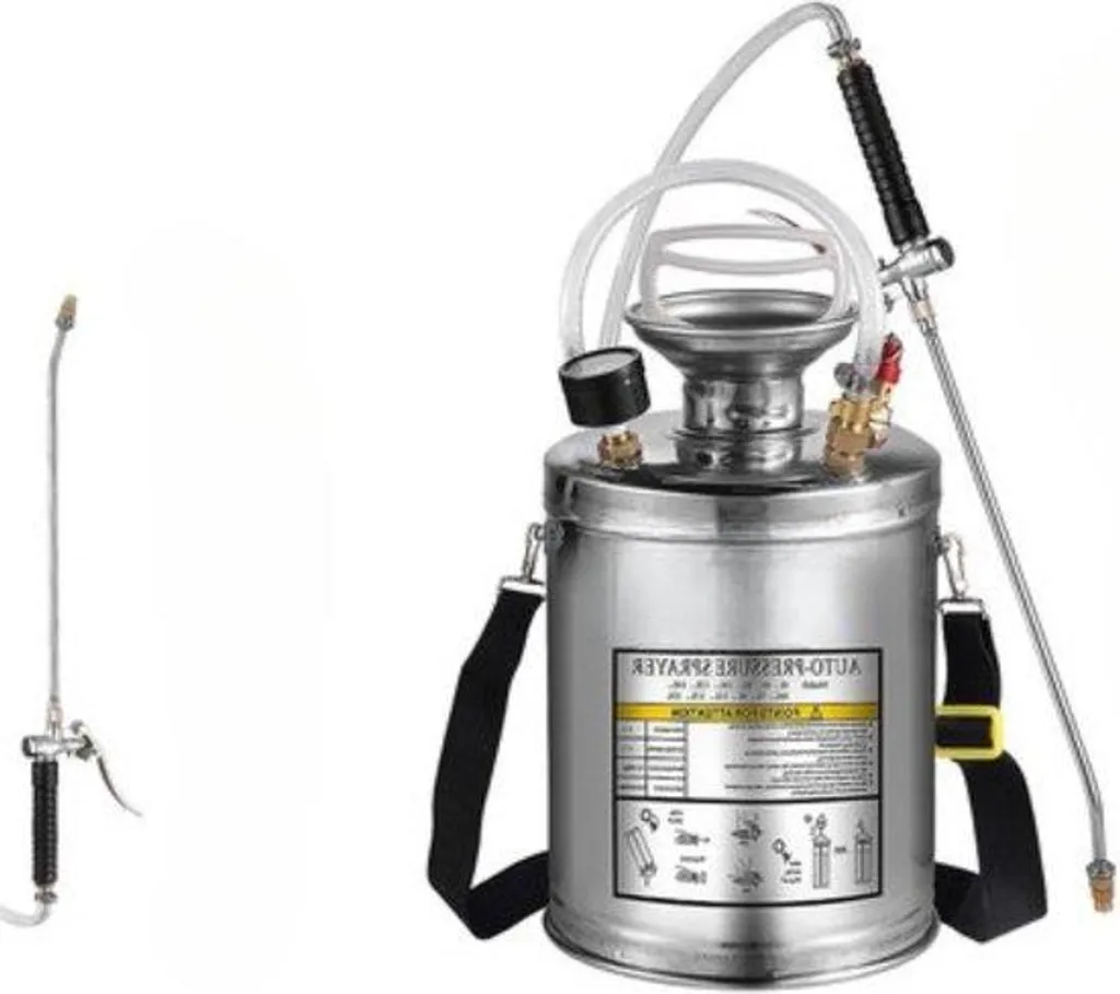 Pulvérisateur de jardin 4L en plastique injecté avec soupape de sécurité