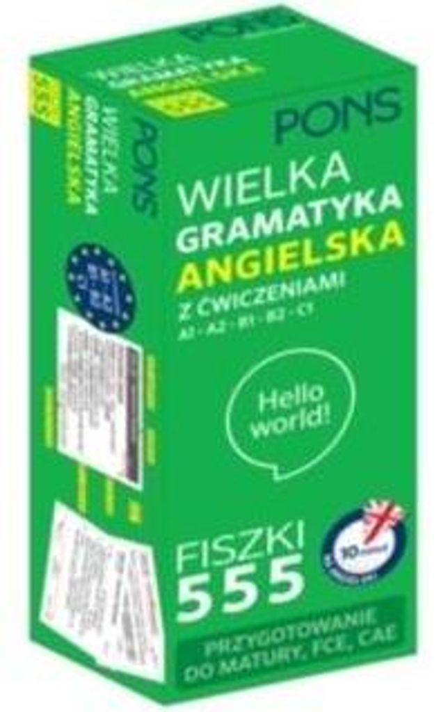 Fiszki 555 Great English Grammar A1/C1 v.2