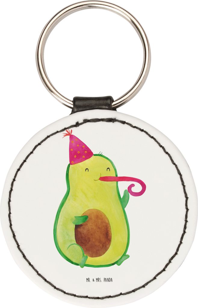 Mr. & Mrs. Panda Schlüsselanhänger Avocado Feier - Weiß - Produktbild 