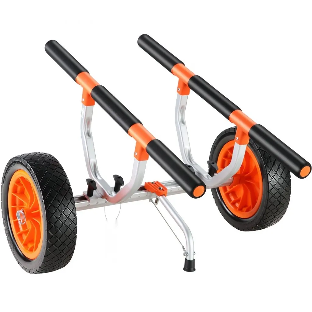 Chariot kayak pour transport de bateau et canoë sur sable et terrains variés - 10