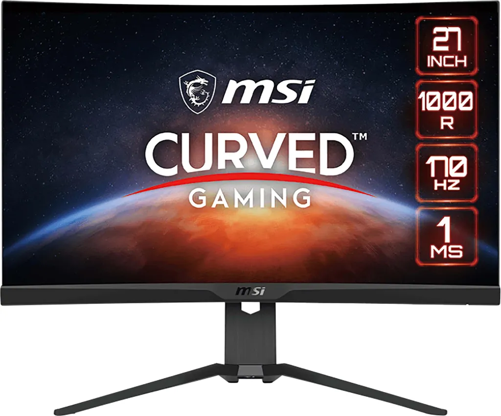 Écran Gaming 27" MSI G272CQPDE WQHD pour Immersion Totale et FPS