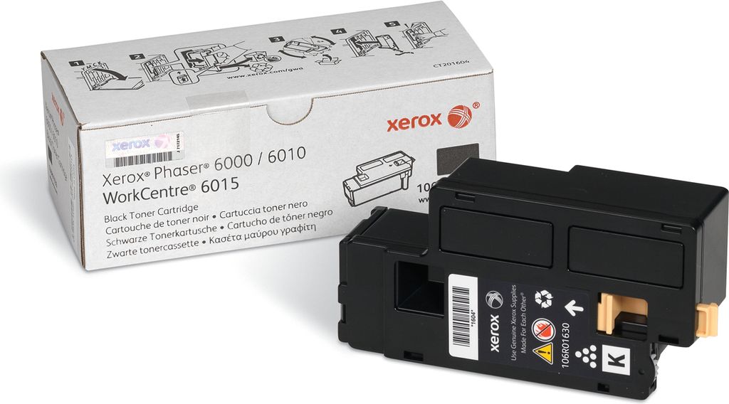 Xerox Phaser 6010 - Schwarz - Original - Tonerpatrone - für Phaser 6000, 6010, 6010N| WorkCentre 6015B, 6015N, 6015NI, 6015V_BC, 6015V_NIC