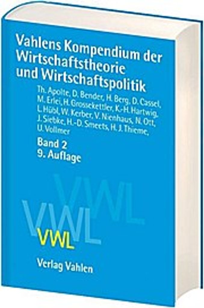 Vahlens Kompendium Wirtschaftsth. 2
