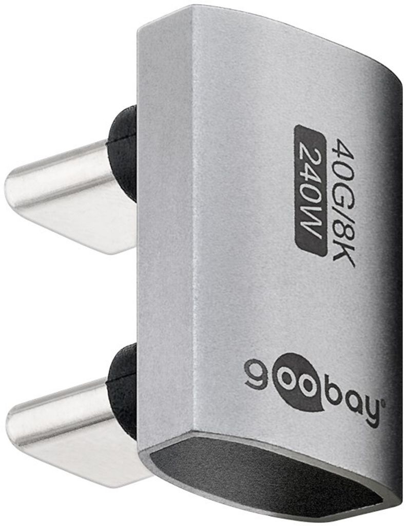 Goobay 74446 menič pohlaví kábla USB-C Silver Obrázok produktu 