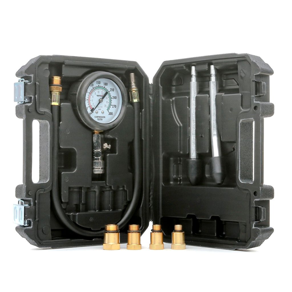 Kompressionsmesser Für Benzinmotoren 8 Stück. Yato Yt-73022 Produktbild 