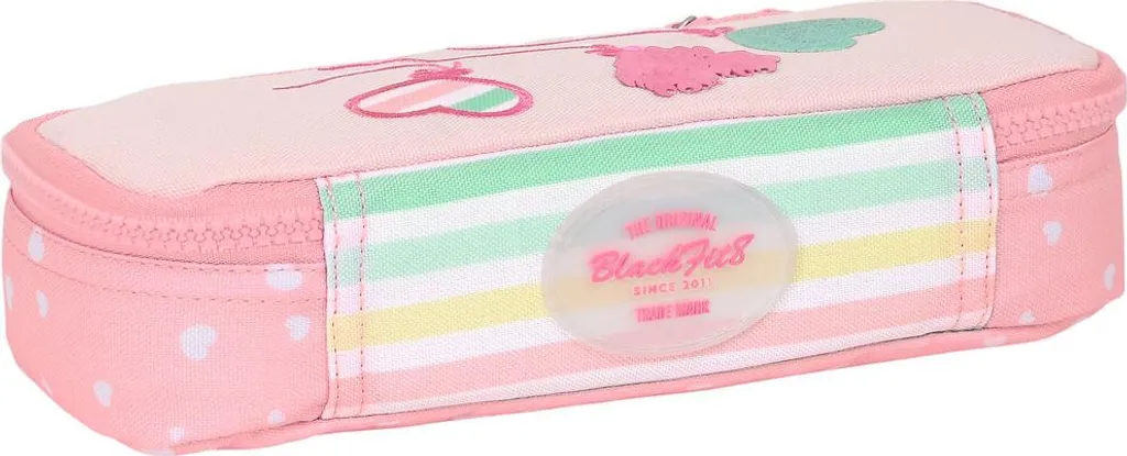 Trousse Rose pour École BlackFit8 Globitos 22cm - Rangement Scolaire