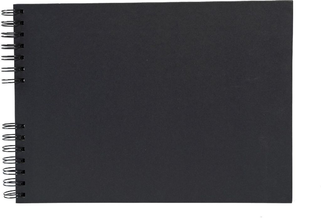 Exacompta 16801E, Černá, 140 listy, 10x15, Kroužková vazba, Obrázek produktu 