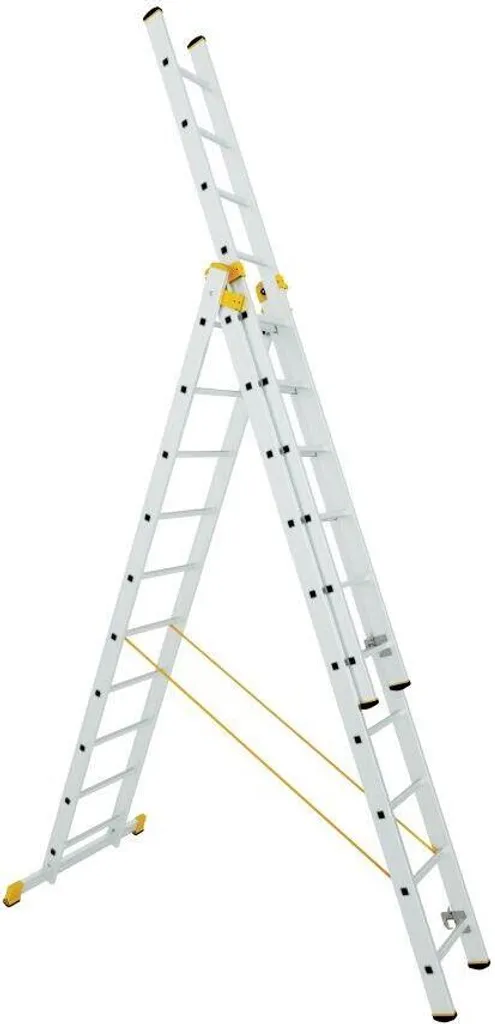 Échelle alu 6,95m pour nettoyage de toiture et taille de grands arbres