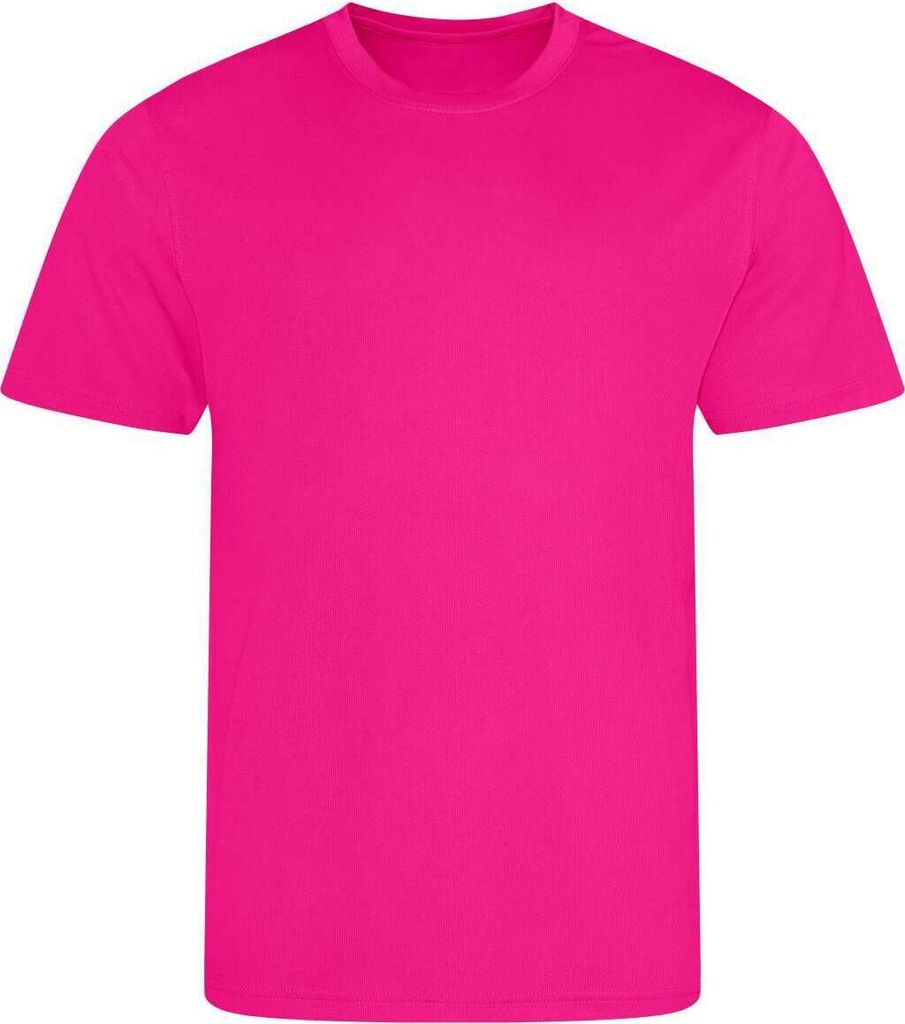 Just Cool JC001 | Cool T-Shirt +WRAP +UV-Sonnenschutz 30 - Farbe: Hyper Pink - Größe: S